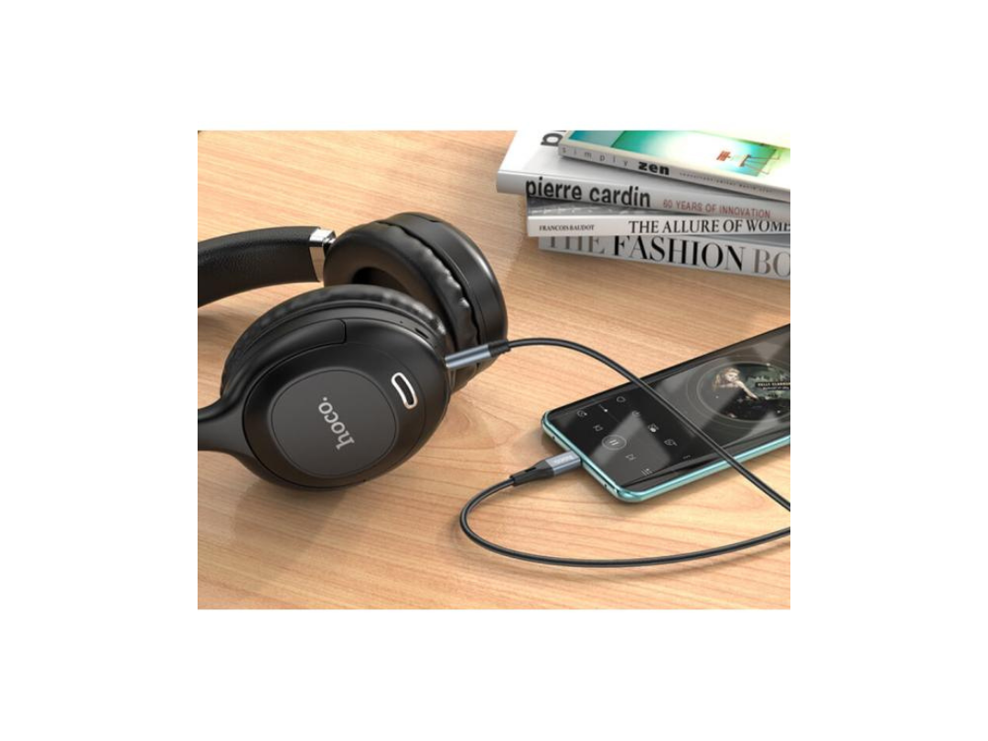 Hoco Lightning to AUX Digital audio conversion cable DUP03 1m Black Hoco Lightning to AUX Digital audio conversion cable DUP03 1m Black
